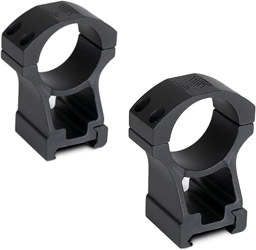 Monstrum Anillos Picatinny de alto perfil con base transparente