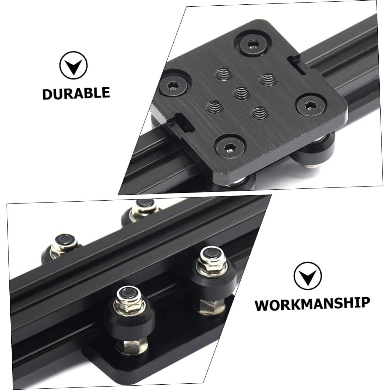 SOLUSTRE 3pièces Poulie Aluminium Pour Plaque De Portique Accessoires Imprimante Convient Aux Européens De Et Pratique