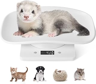 Digital Pet Scale for Small Animals Weighing LCD Display,Measure Weight Accurately(Max:33lb)High Precision 1g/ml/oz/lb,Kitchen Pet Food Scale,Fit for Puppies/Kittens/Ferrets/Hamsters/Tortoises/Lizards