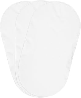 Boppy Changing Pad Liners, Pack of 3, White, Soft Terrycloth with Waterproof Backing Makes Wiggly Diaper Changes Easier and Comfy, For Quicker Cleanup of Changing Pads, Machine Washable and Dryable