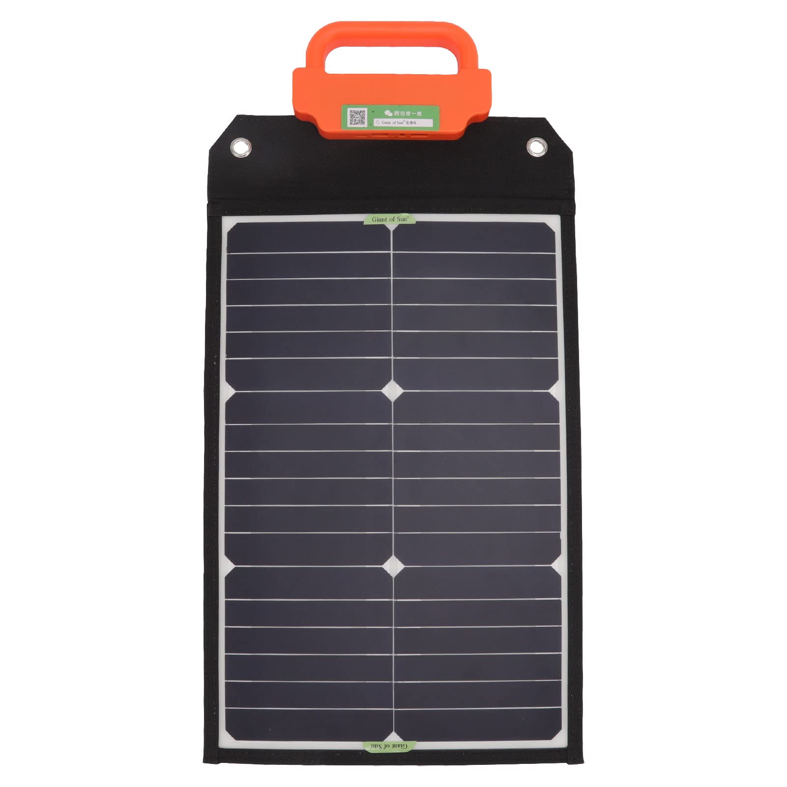 KUIDAMOS Chargeur Solaire Monocristallin 50W Portable avec Double Charge Rapide USB pour le Camping et les Activités de Plein Air