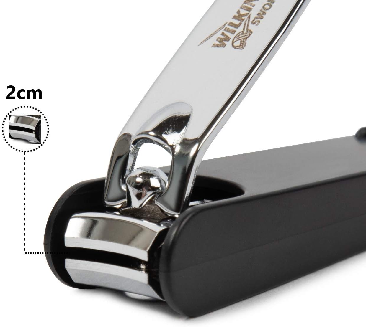 Wilkinson Sword Nail Clipper with Nail Catcher, Chrome - Image 4