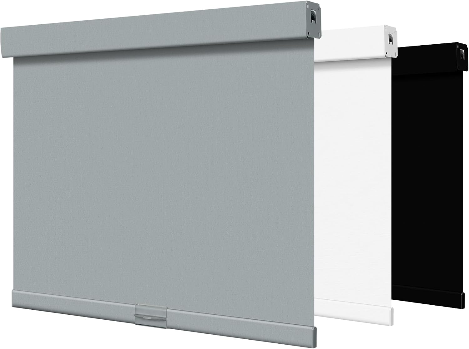 Boolegon Cortina Roller Blackout para Ventana Gris 77"x72" miniatura 1