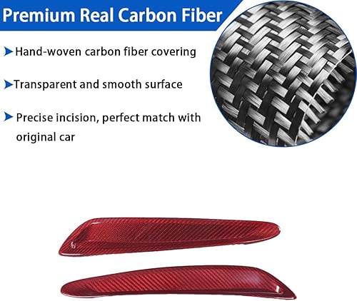Miniatura 10 de Cubierta de fibra de carbono real para cubierta de ventilación de aire para Toyota Supra GR A90 A91 MK5 2019-2024, calcomanía de moldeo de