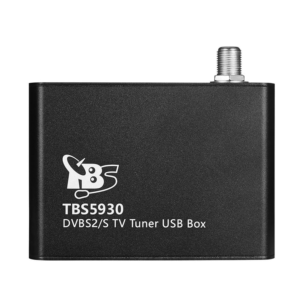 TBS5930 Sintonizador de TV USB DVB-S2X/S2/S Receptor de TV Satelital FTA/Transmisión 4K /Compatible con Sistemas Operativos Linux/