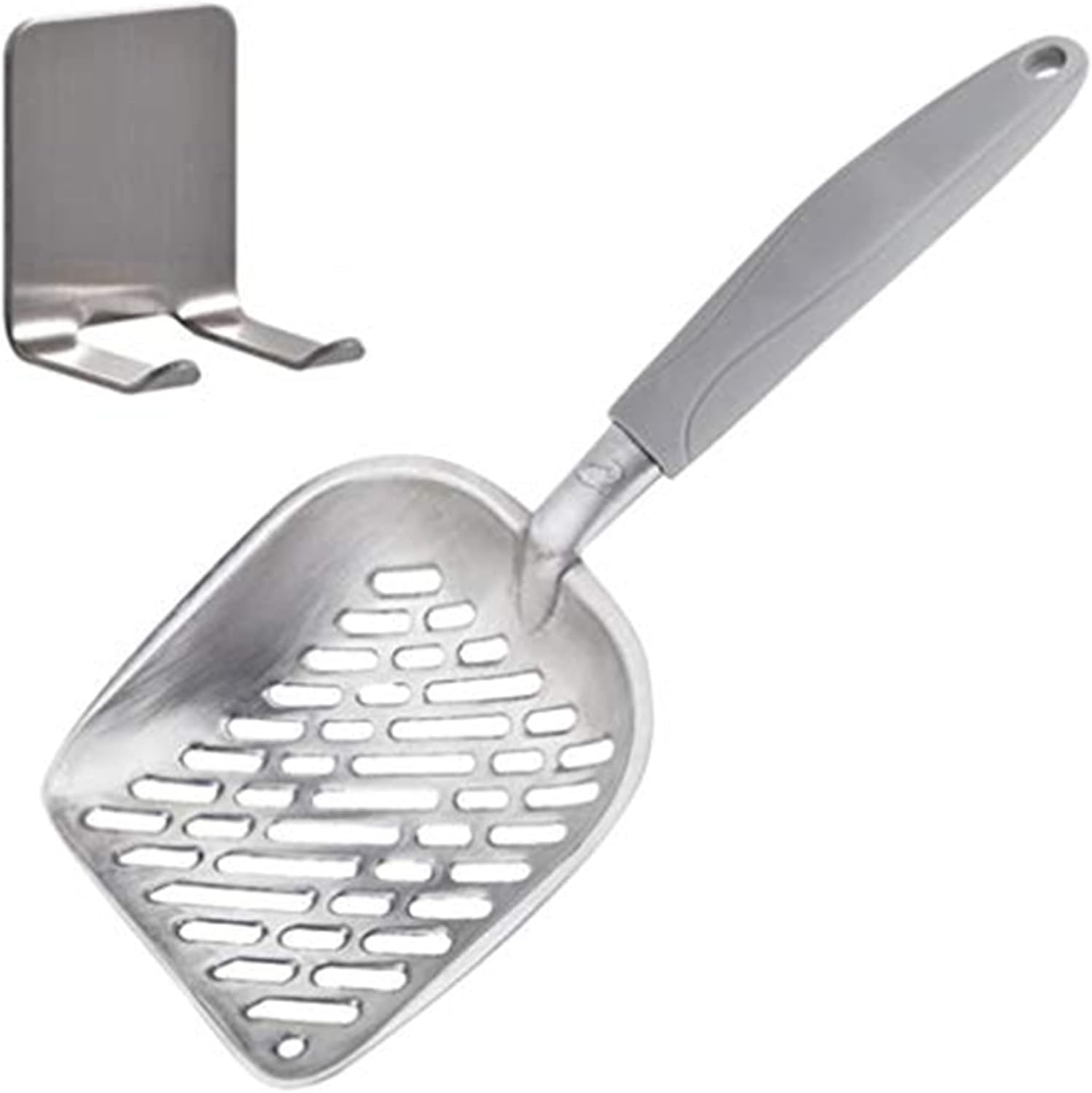 SunGrow Cat, Ferret, Guinea Pig Litter Aluminum Alloy Scoop, Wide and Deep Shovel, Rock & Treasure Hunting