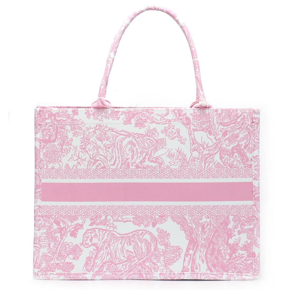 Fashion Luxury Tote Bag Cotton Linen Handbag Large Capacity Jacquard Retro Exquisite