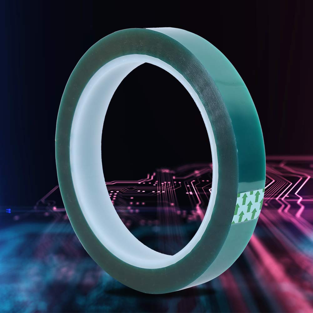 Leapiture 0.05mmx15mmx66m Industrial Tape Packaging Tape Heatproof Tape Good Toughness Viscosity Industrial Supplies