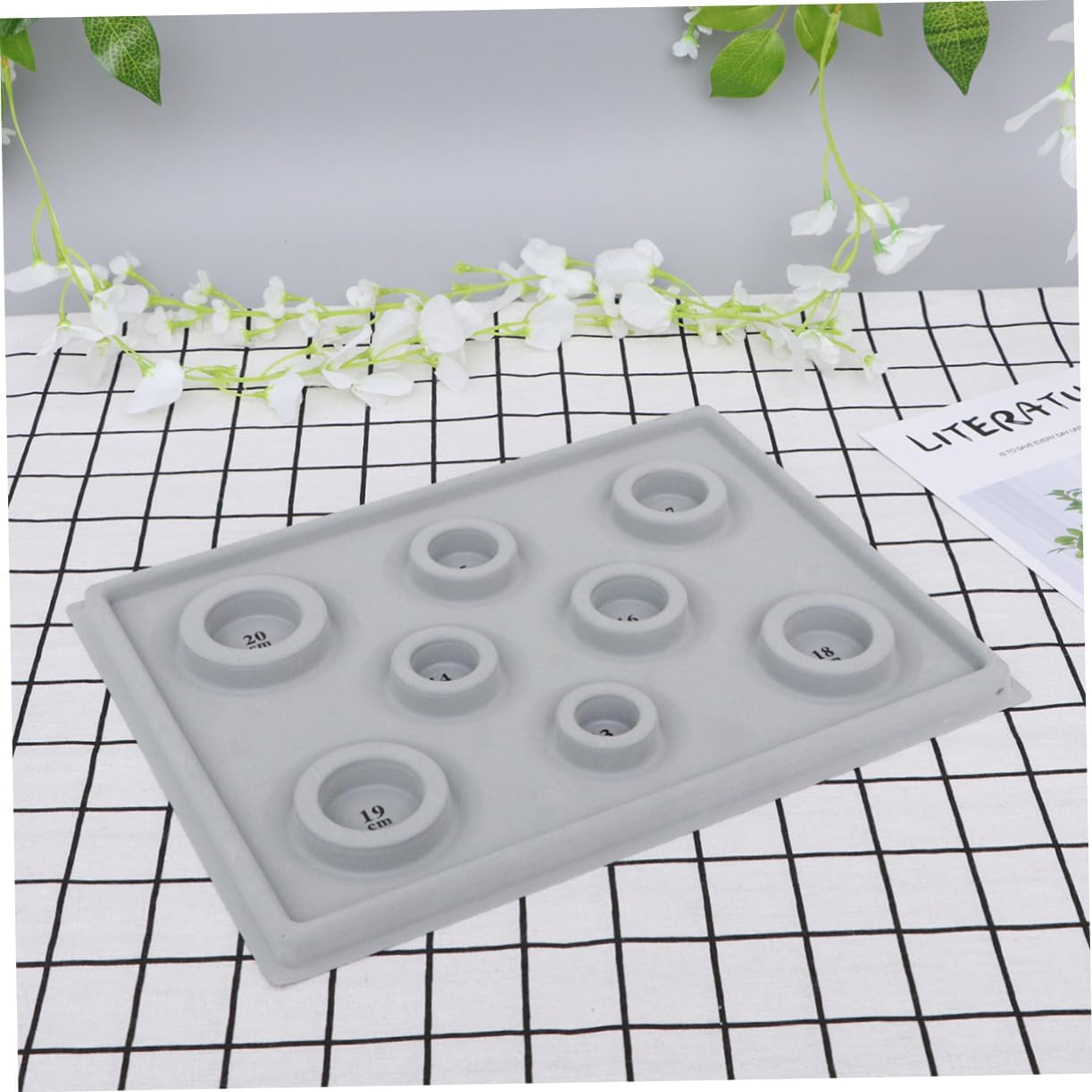 HAPINARY Jewelry Design Bead Tray for DIY Crafts Beading Board Smooth Edges for Bracelet and Necklace Making for Hobbyists