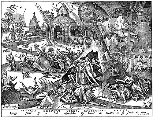 Lámina Luxuria de Pieter Bruegel el Viejo: calidad de archivo mate para coleccionistas 2