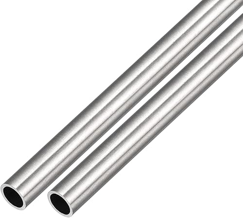 METALLIXITY Tubo de acero inoxidable 304 (0.236 in de diámetro x 0.020 in de pared T x 11.811 in de largo), 2 piezas, tubo recto - para muebles del METALLIXITY Tubo de acero inoxidable 304 (0.236 in de diámetro x 0.020 in de pared T x 11.811 in de largo), 2 piezas, tubo recto - para muebles del