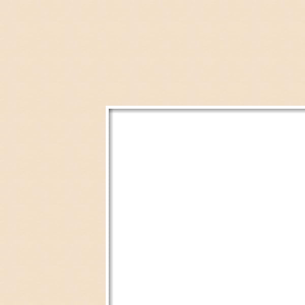 13x13 Beige / French Creme Custom Mat for Picture Frame with 9x9 opening size (Mat Only, Frame NOT Included) - 1