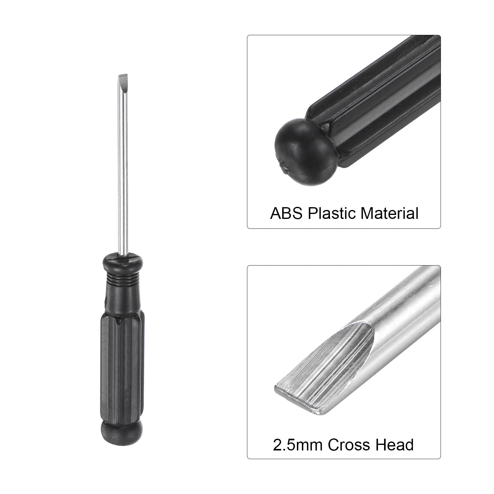 Sourcing Map Schraubendreher Bits - 2 Stück, Schlitz 8 Mm, 38 Mm Länge, S2 Stahl