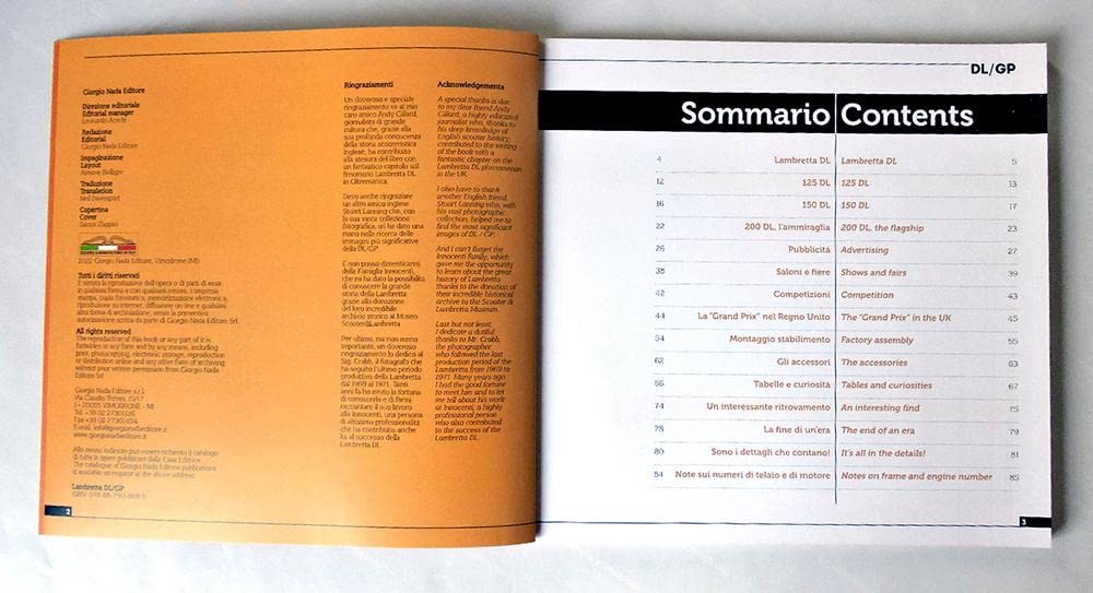 Lambretta DL/GP: History, models and documents