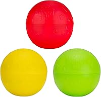 Vista 3 de Blippi Ball Pit Surprise - Paquete de 3 figuras de juguete para aprender formas y números para niños pequeños