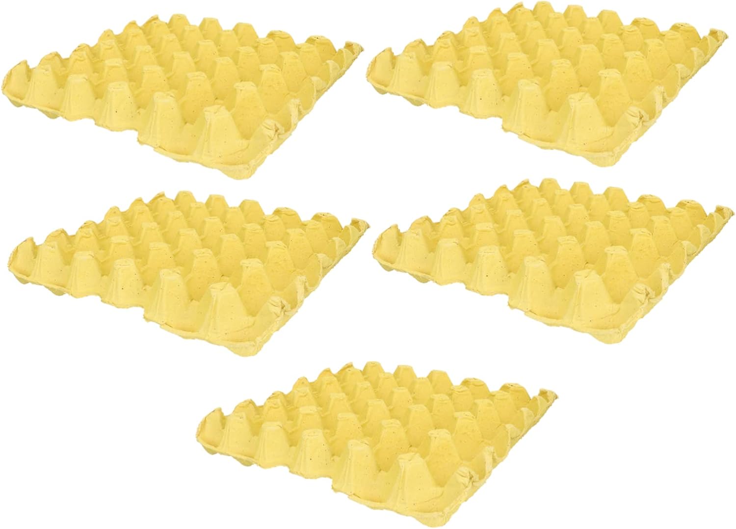 30-Grid Stackable Egg Storage Trays Paper Pulp Egg Holders for Kitchen Organization for Home and Restaurant Use