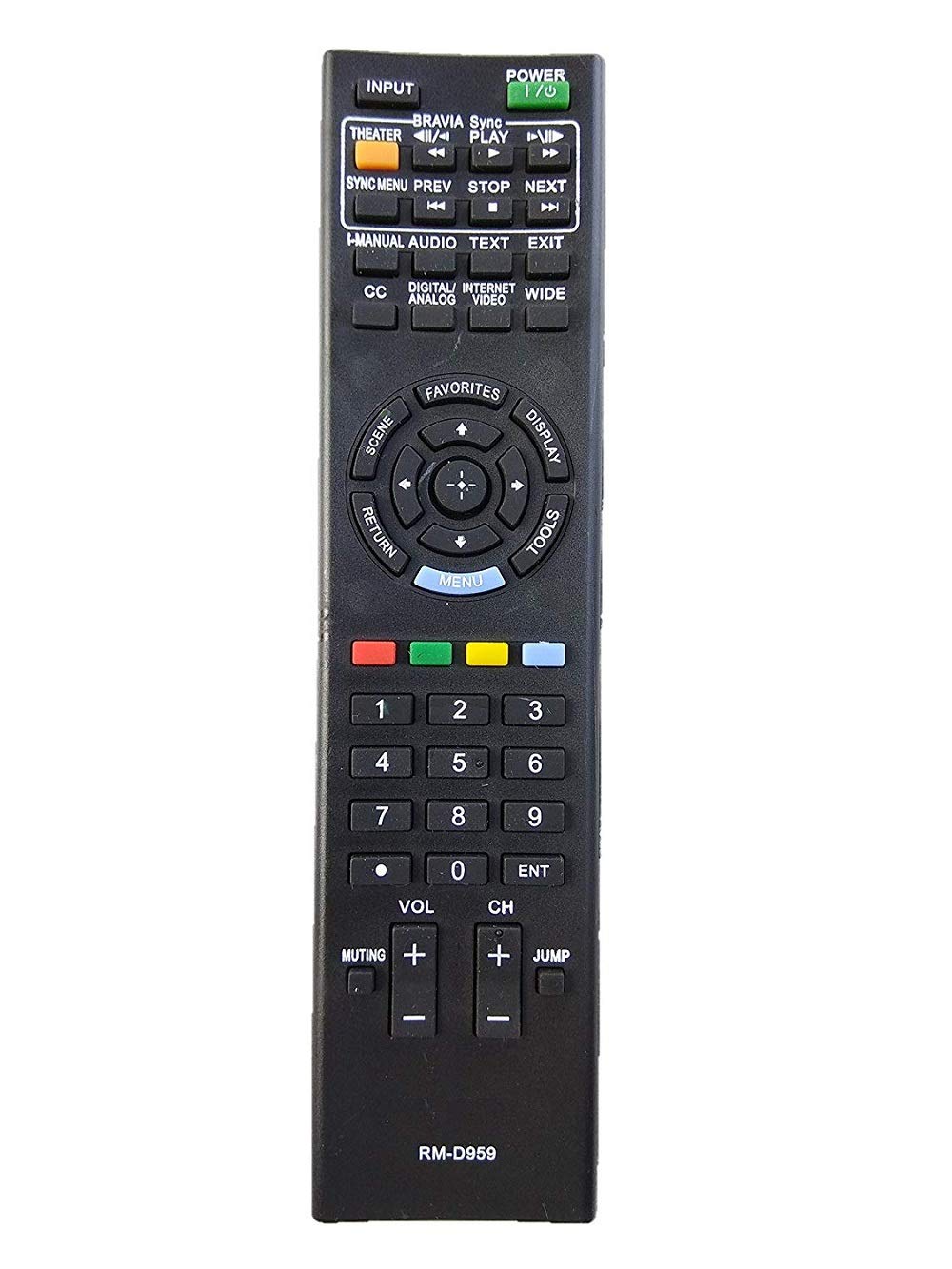 BhalTech RM-D959 LED LCD TV Remote Control (Suitable for Sony Led Tv Remote Old Remote Exactly Same Remote Will Only Work) Compatible with Sony Bravia TV Remote (B07L1LVX69) Amazon Price History, Amazon Price Tracker