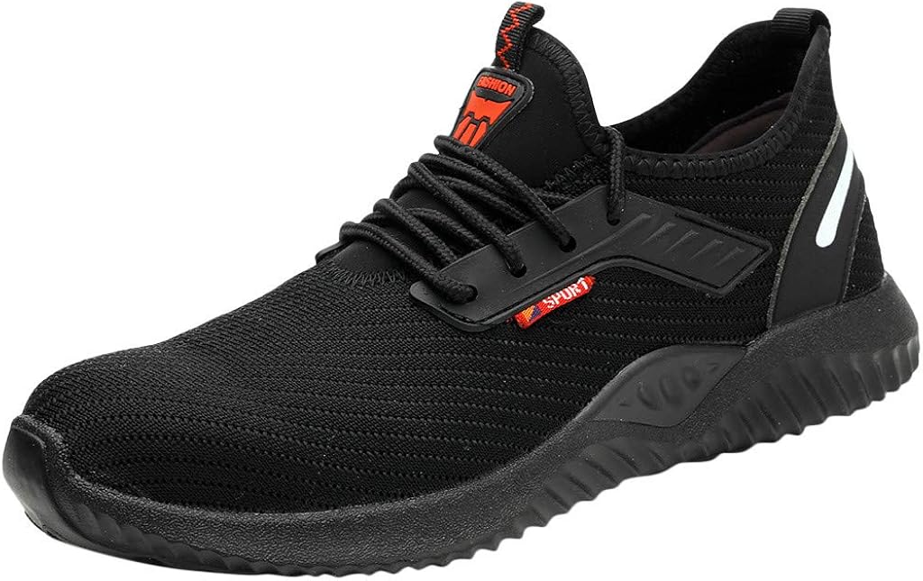 black trainer work shoes