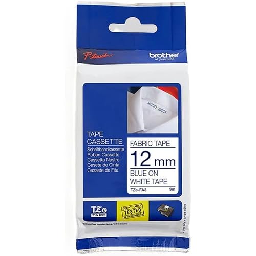 Brother TZe-FA3 Fabric Tape 12mm Tape Cassette