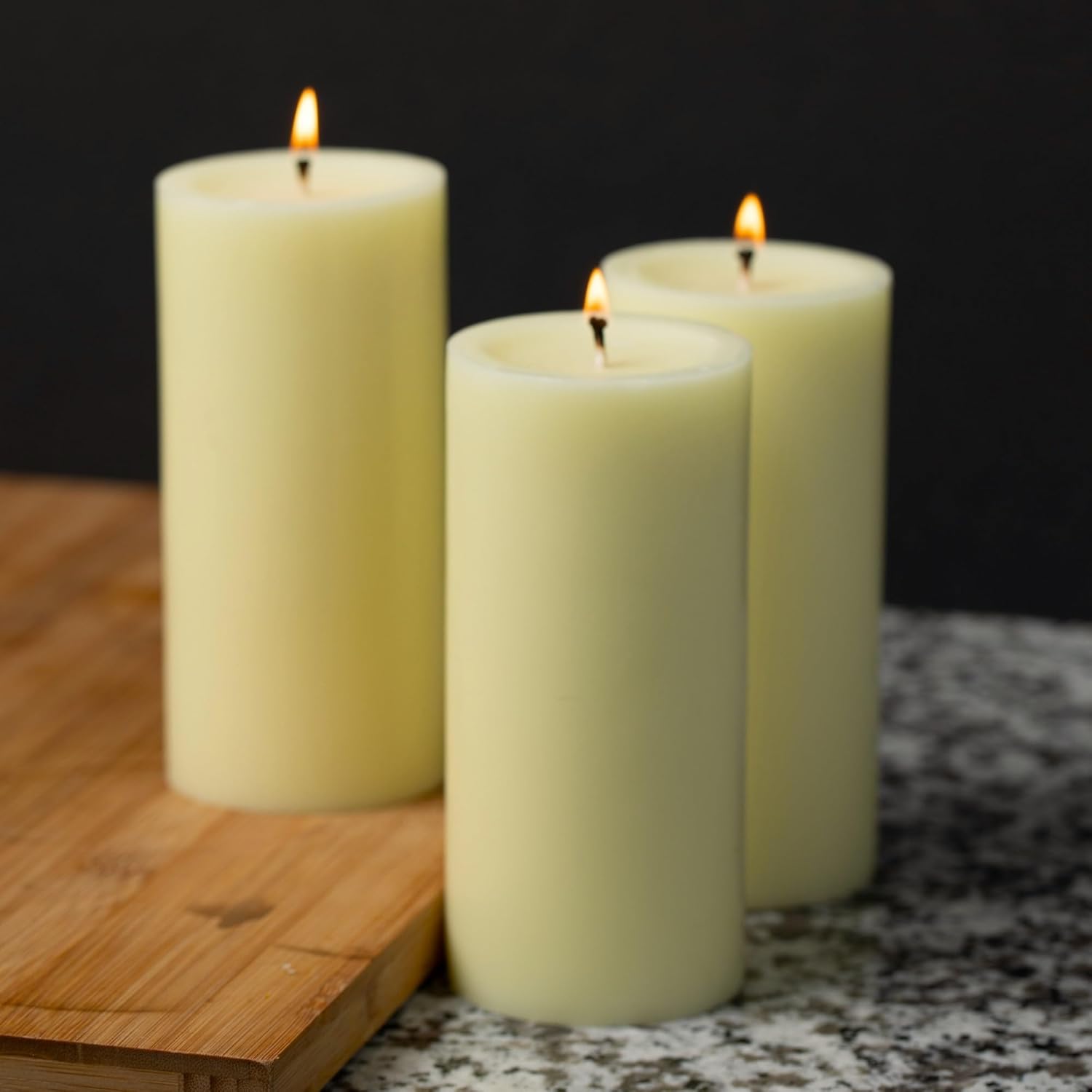 Richland® 3"x 6" Pillar Candles Ivory Unscented Set of 24