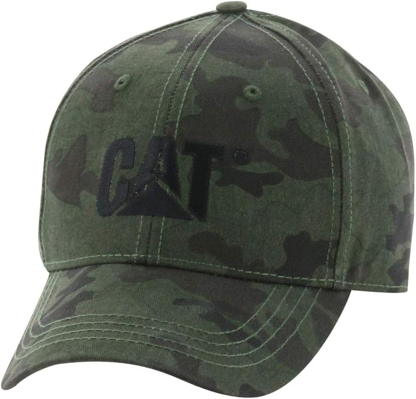 Caterpillar Mens Trademark Cap, Night Camo, One Size, night camo
