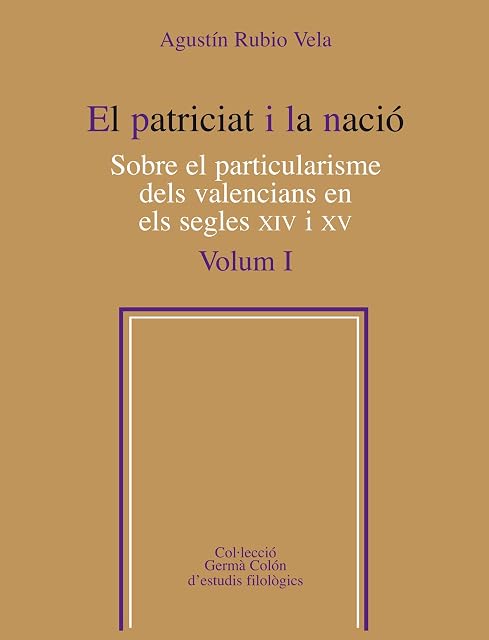 Portada de El Patriciat i la Nacio Volum 1
