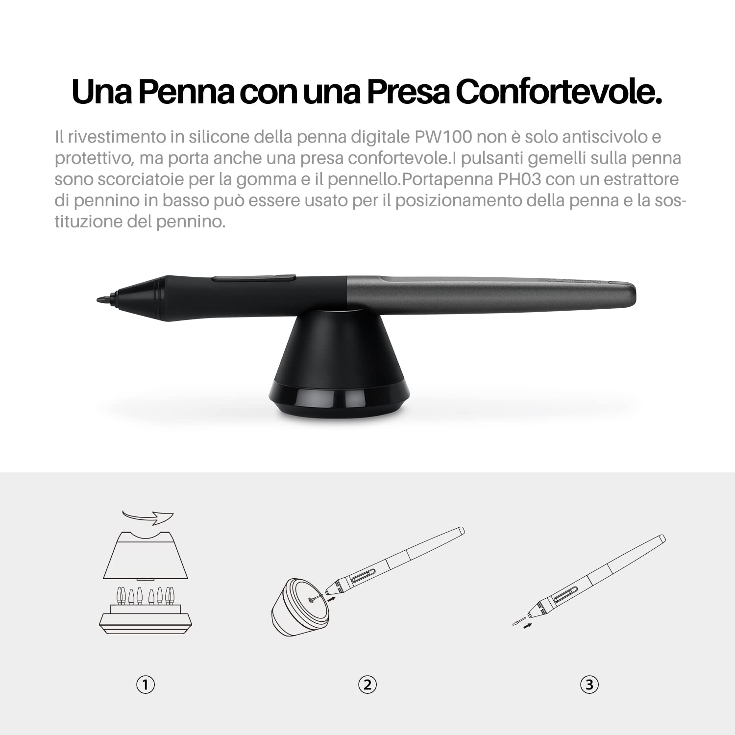 HUION H1060P con 10 x 6,25 Pollici Tavoletta Graficacon Area di Lavoro da Supporto Migliorato dello Stilo Senza Batteria per L'insegnamento e il Lavoro Online e L'utilizzo di Conferenze Web | 10 x 6,25 pollici, compatibile con Mac, Win e Android, matita s