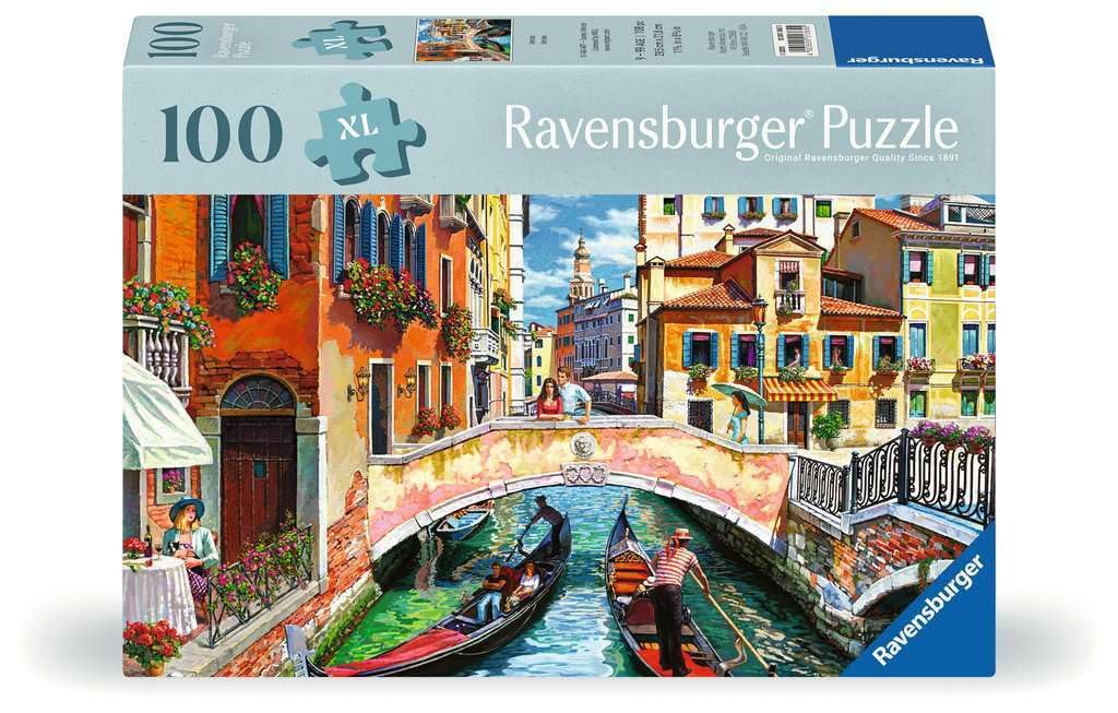 Ravensburger Feel Well & Puzzle & Board - Venice, 100 piece for Adults and Kids Age 9 Years Up