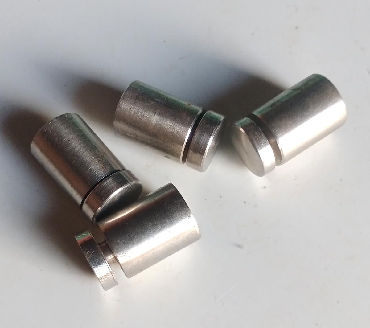 SS Glass Spacer Stud Length - 3cm (4 Pcs) Thickness - 20mm-image-38