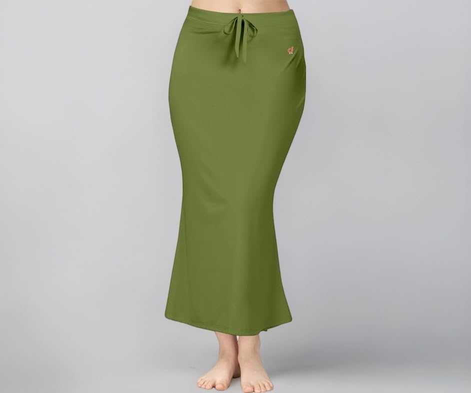 TRENDMALLS Women's Polyester Spandex Saree Shapewear Petticoat for Women, Cotton Blended,Petticoat,Skirts for Women,Shape Wear Dress for Saree Shaper