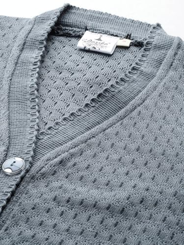 Image of Aarika Womens Casual Wear Black Colour Solid Woolen Cardigan