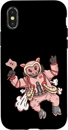 Miniatura 7 de iPhone 12 mini Pigs Astronaut I Piggy Space Sci Fi Moon Pig Case