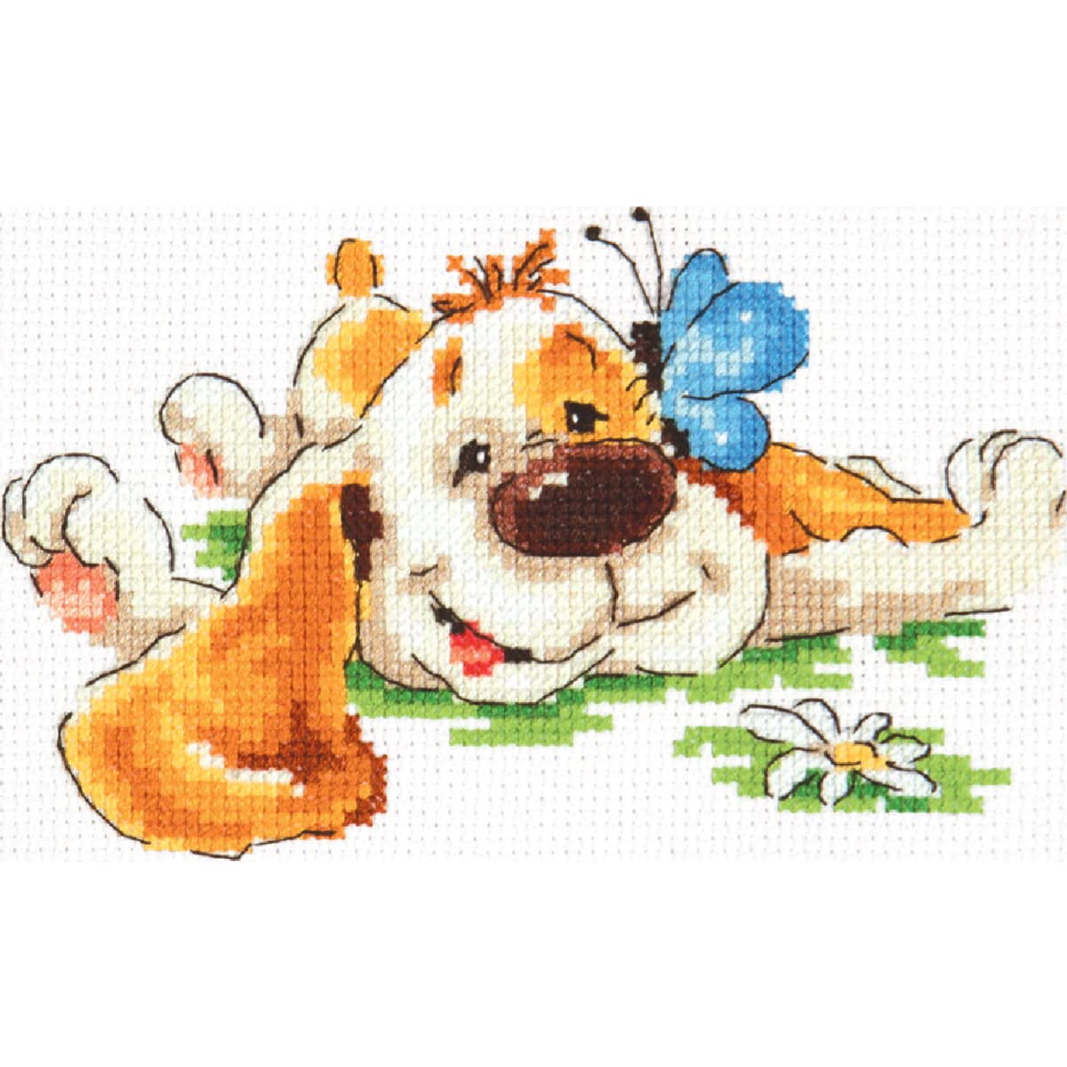 Kit De Broderie Point De Croix Magic Needle Zweigart - Motif Rétro, 20x16 Cm, Tout Inclus - 7