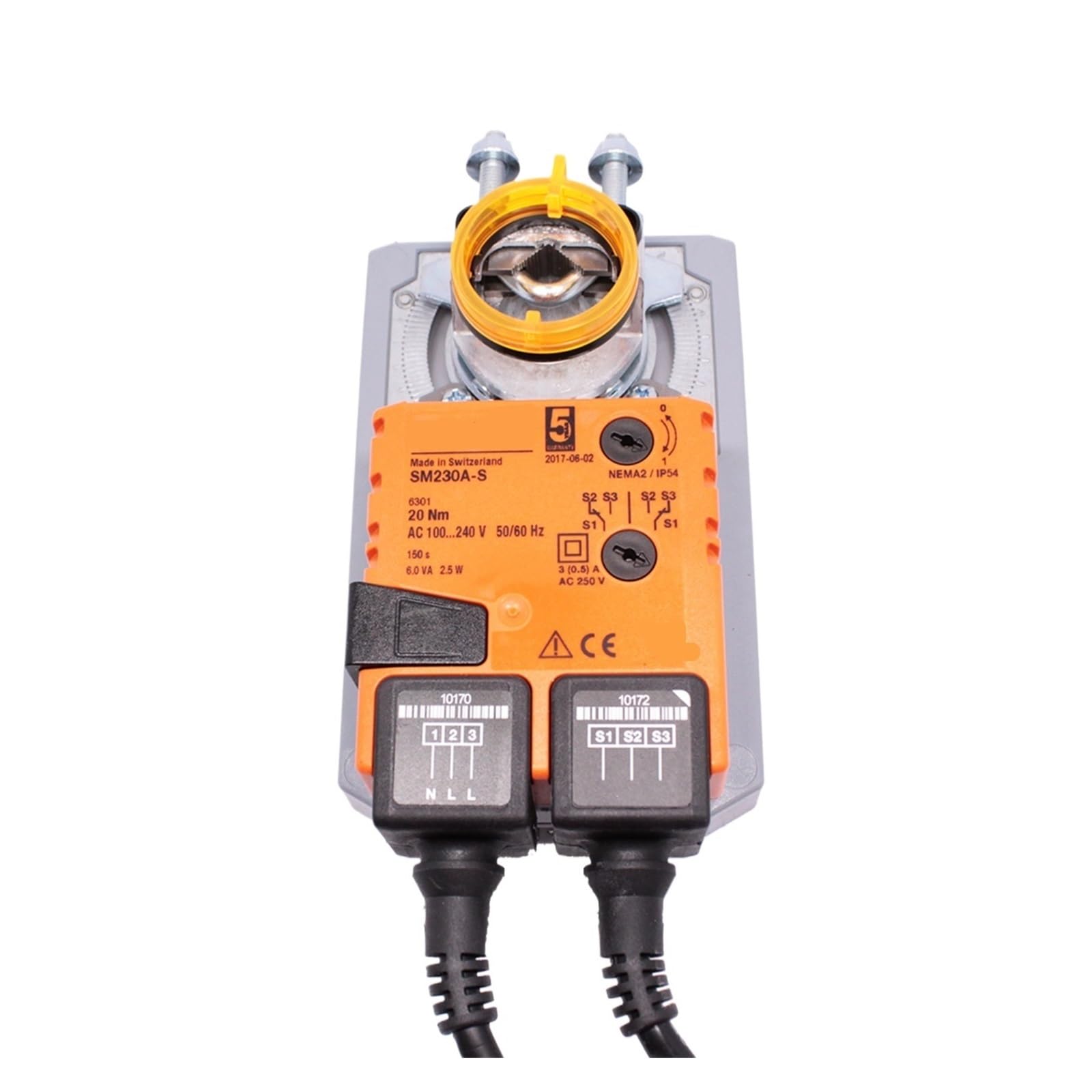BFSYDLUJ 230V Switch Type open-close Damper Actuator sm230a-s
