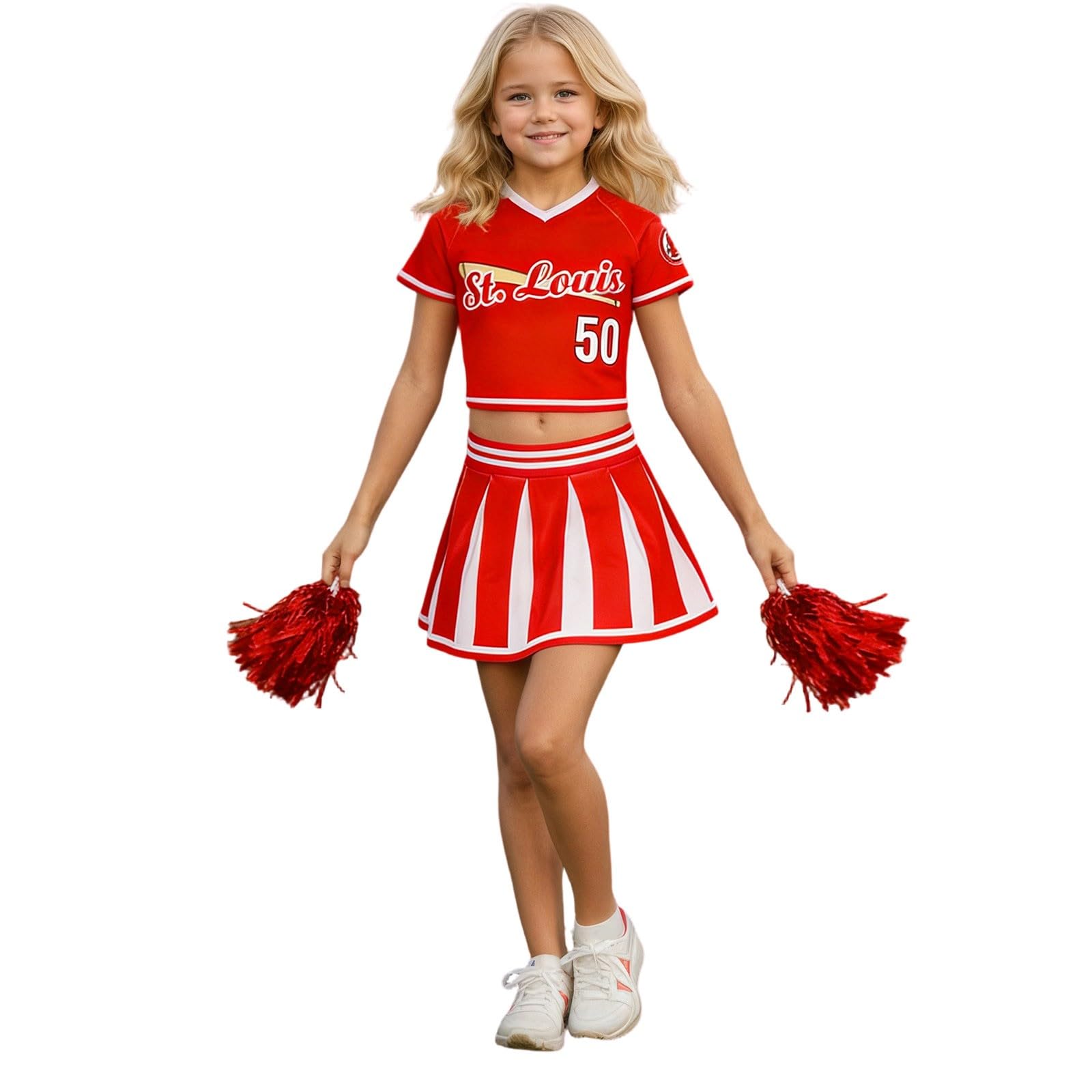 Kostüm Mädchen Cheer Leader Cheerleading Kostüm, 158 146 Faschingskostüme, 11 Jahre 146/152 Cheerleader-Kostüm, Teenager Karneval 128 Cheerleader Tanzkleid 116 140 Oberteil Outfits