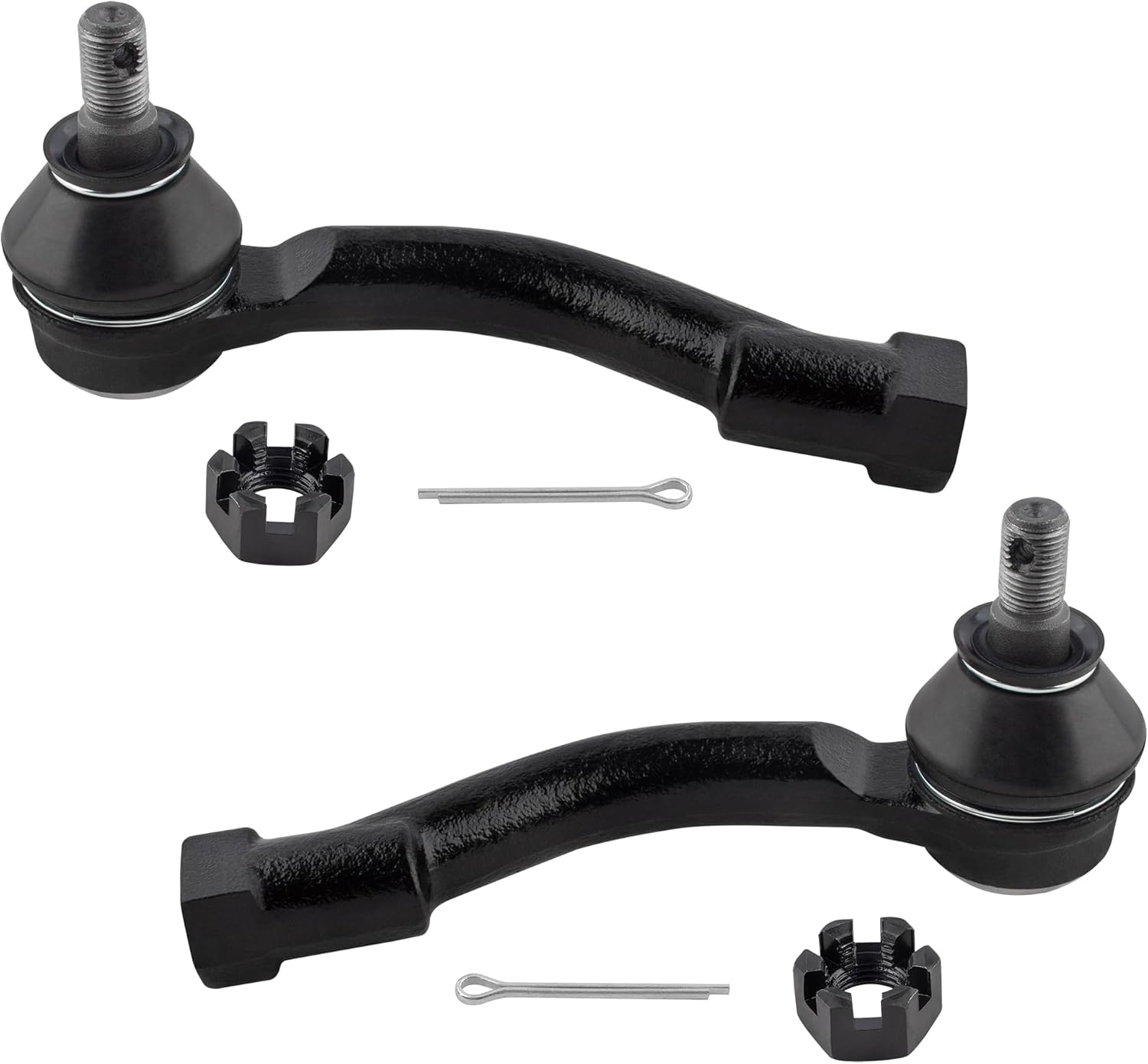 6Pcs Suspension Kit Front Stabilizer Sway Bar End Links + Outer Inner Tie Rods End Link Set Fit For Kia Sorento 2003-2004 LX EX 3.5L Replace# K90385 ES800039 ES800042 EV800040 EV800041