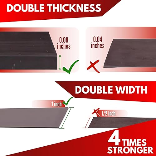 Miniatura 2 de Tiras de cinta magnética con parte trasera adhesiva, imanes adhesivos fuertes 3M para manualidades, láminas magnéticas adhesivas flexibles planas