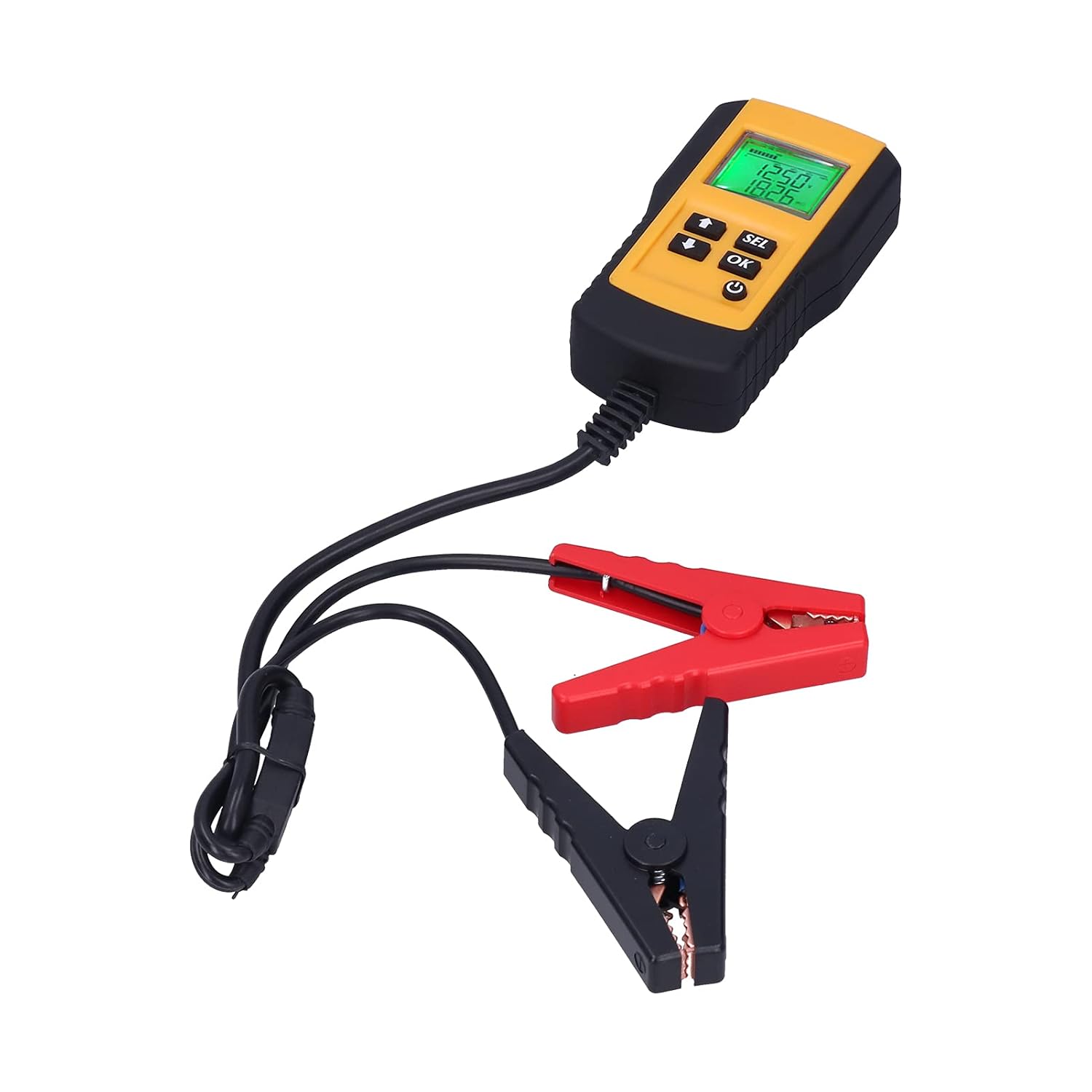 AE300 Digital Battery Analyzer, LCD Car System Non Destructive Tester, High Accuracy Battery Checker for 12V Battery with Sonar Reflection Technology