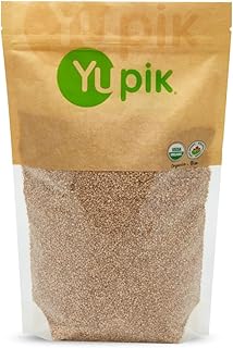 Yupik Organic Natural Sesame Seeds, Non-GMO, Vegan, Gluten-Free, 1Kg