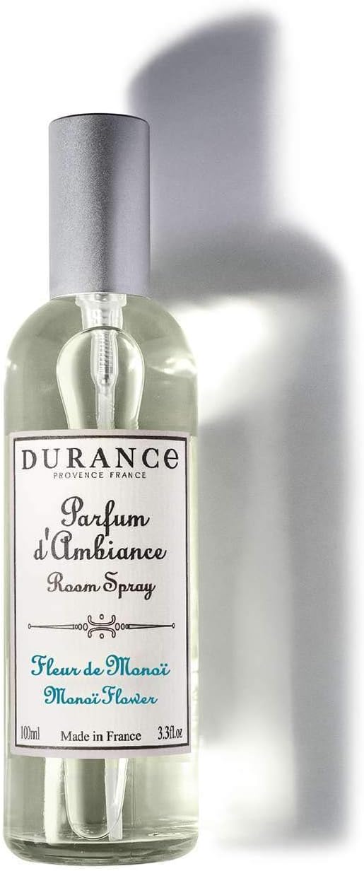 Monoi Flower Room Spray 100ml - Natural Air Fresheners for Home - Pure Aromatherapy & Home Fragrance with 80+ Sprays, Instant Diffusion