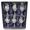 GTK – Geweihe & Trophäen KRUMHOLZ 6 Stück Wein Gläser Weinglas Set mit Jagdmotiv