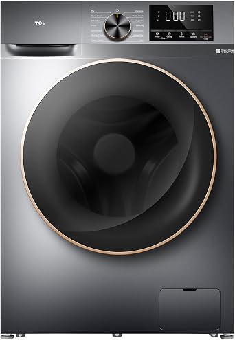 TCL 10kg Front Load Washer - 1200rpm High-Speed Spin, DD Motor, Multi-Program Steam Wash & Anti-Bacteria, Child Lock Included [Energy Class A]