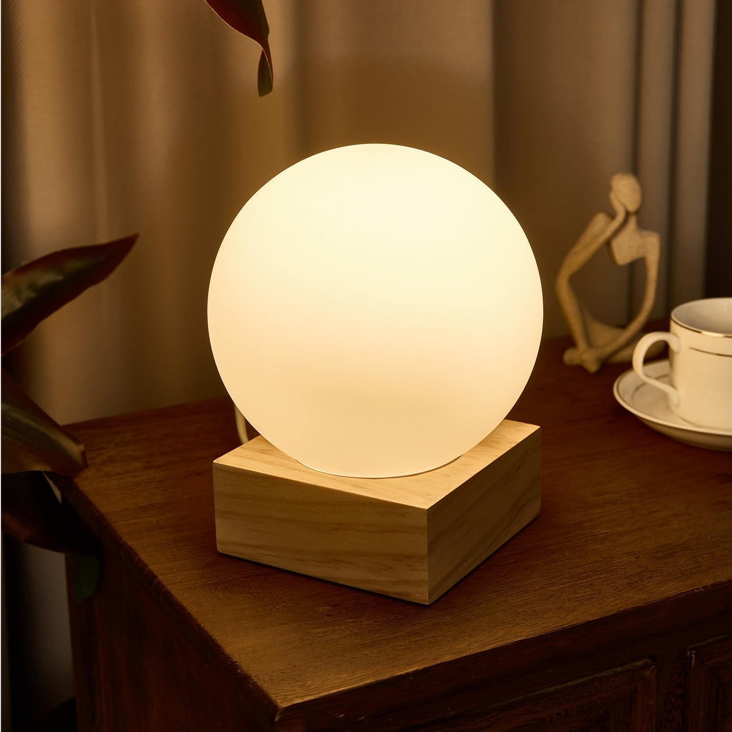 FLORNIA Globe Ball Lamp Modern...