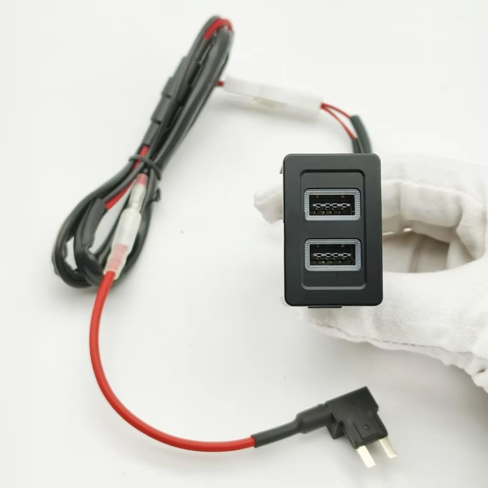 Auto Porta USB Centro Compatibile Con Suzuki Per SX4 Per Swift 12V Veloce Caricatore Doppia Presa QC3.0 Adattatore Di Alimentazione Di Ricarica Presa USB