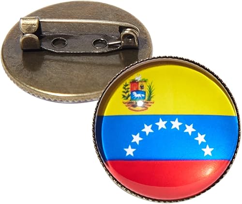 Miniatura 2 de HSQCEZ Alfileres de Estados Unidos, pin de bandera de Estados Unidos, broche redondo de EE. UU., broche de botón, broche para sombrero, camisa,