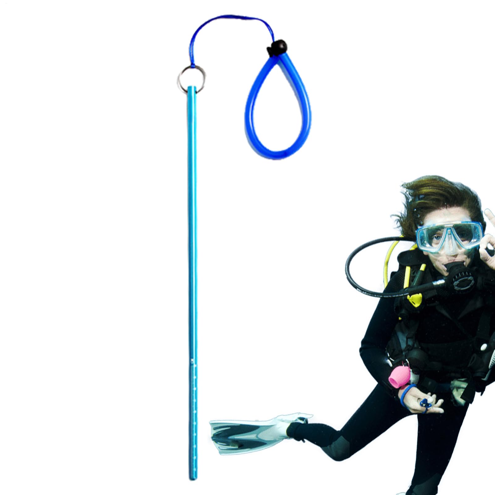 Puntero de Buceo, generador de Ruido de Buceo | Varilla de Buceo Multiusos Equipo de Buceo,Varilla de Puntero portátil para Langosta, Fabricante de Ruido subacuático, Accesorios de Buceo