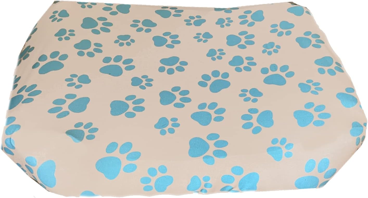 DUKE&LEFTY Furever Dog Bed Slipcover-Stretchy Soft Petbed Cover-Universal-Easy to Remove (Zipper Free)-Black-Medium : Pet Supplies