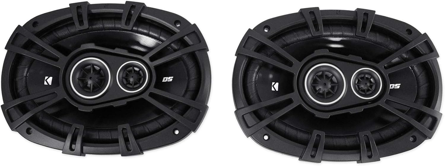 (2) Kicker 43DSC69304 DSC6930 6x9 360w 3-Way Car Speakers+(2) Enclosures DS693