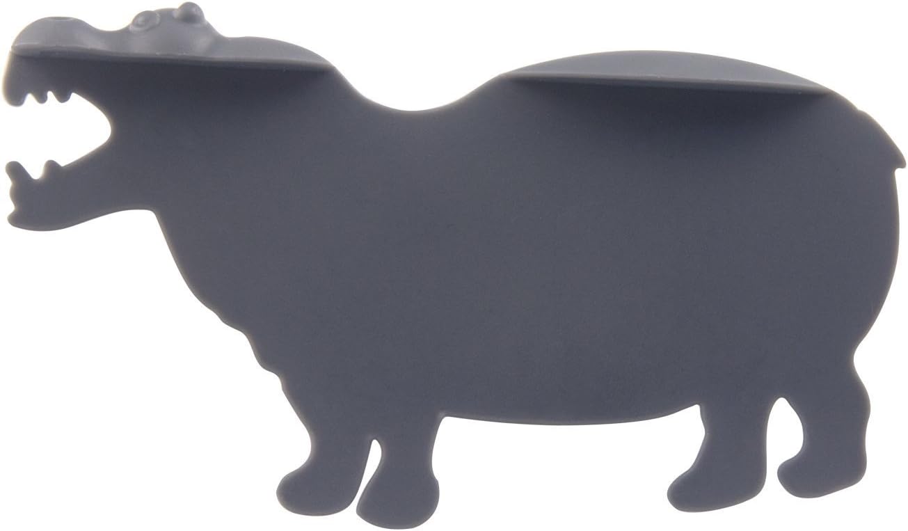 Hippo Bookmark by Eraimp - Funny Animal Bookmarks for Kids Boys Girls Teachers Students School Library Office Home Used- Hippos Swims in The Book