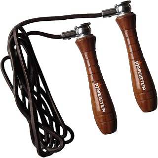 Meister MMA Pro Swivel Weighted Adjustable Speed Rope - Premium Leather